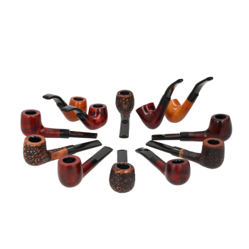 Angelo Pfeifen "Starter" glatt u. rustiziert gerade + gebogen